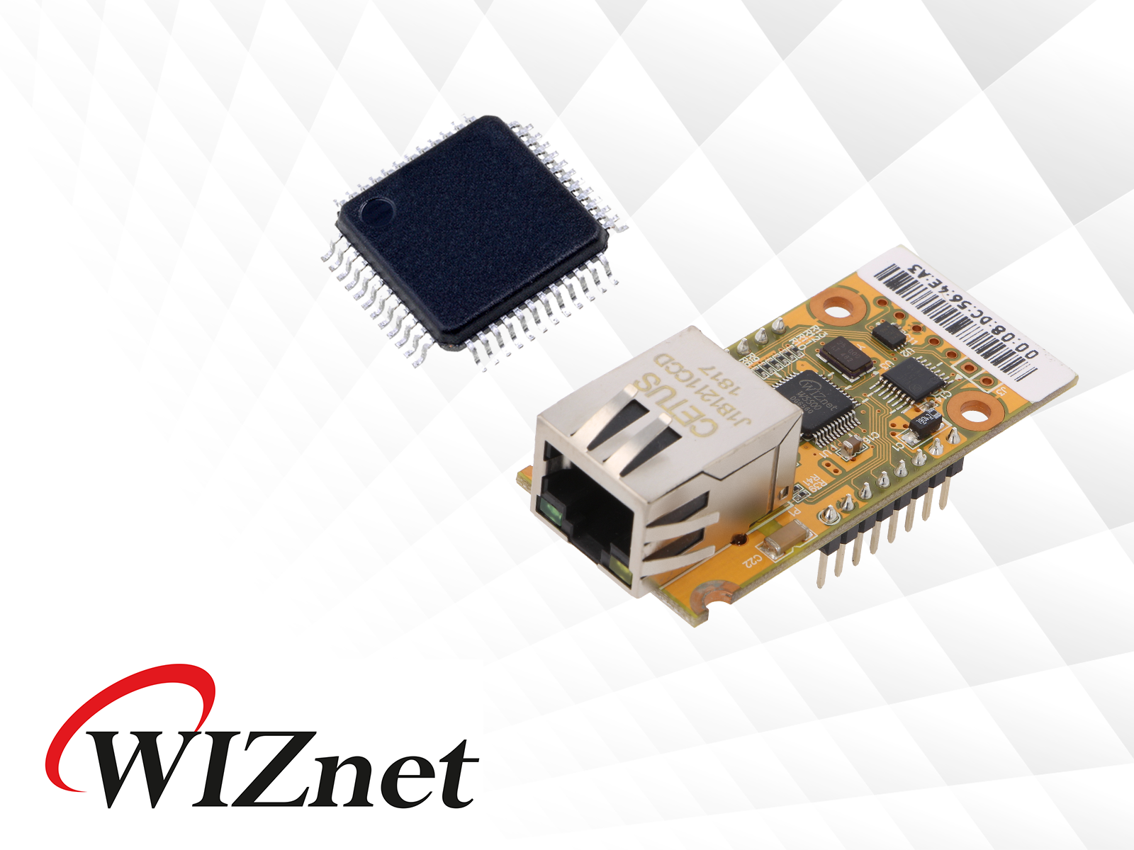 Ethernet Modules and Controllers W5500 from WIZnet