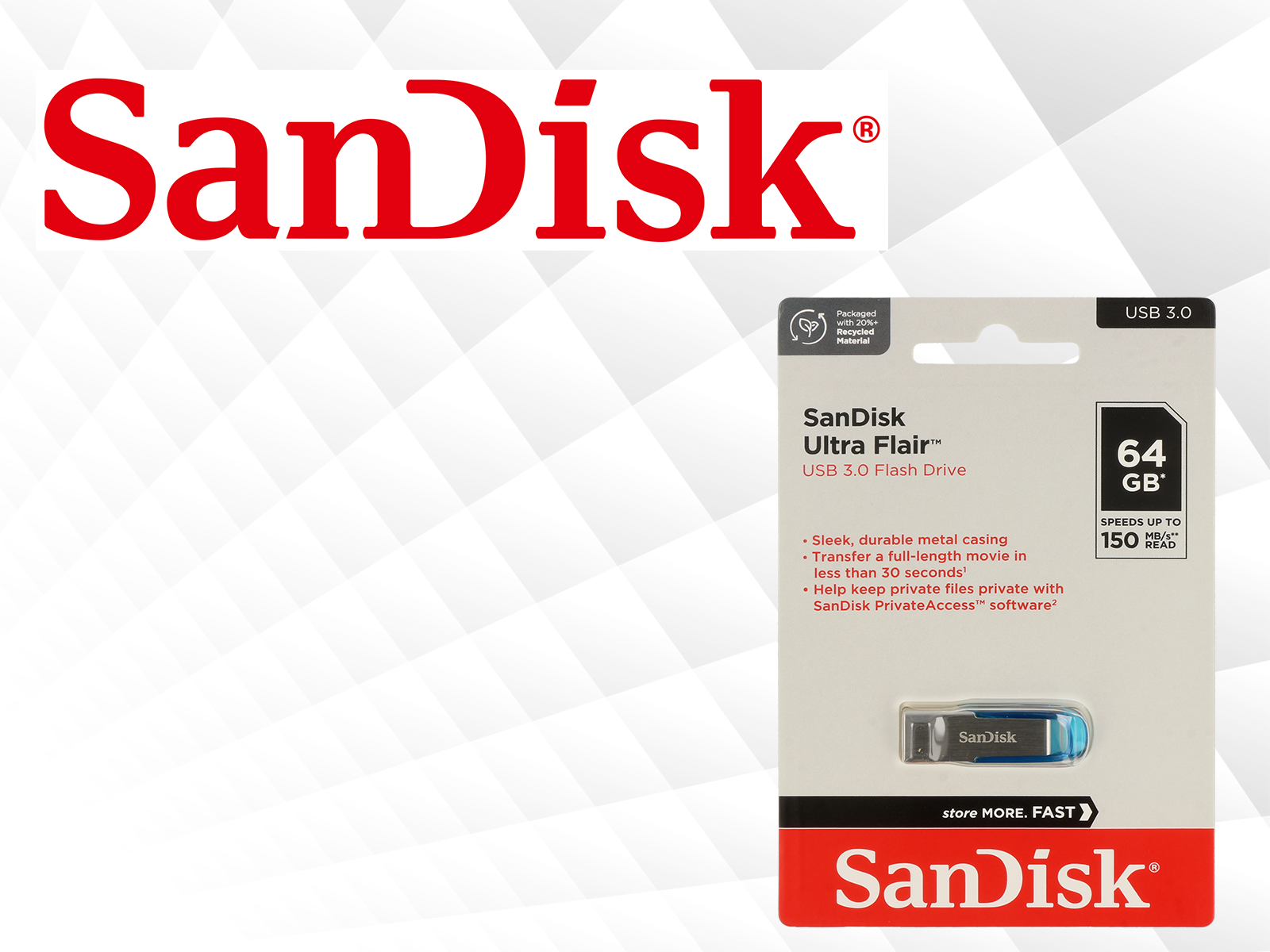 蓝色SanDisk Ultra Flair™