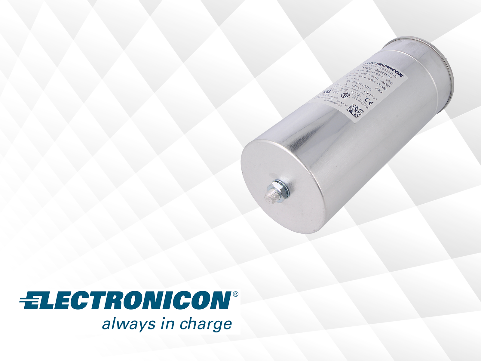 Capacitor for reactive power compensation from Electronicon