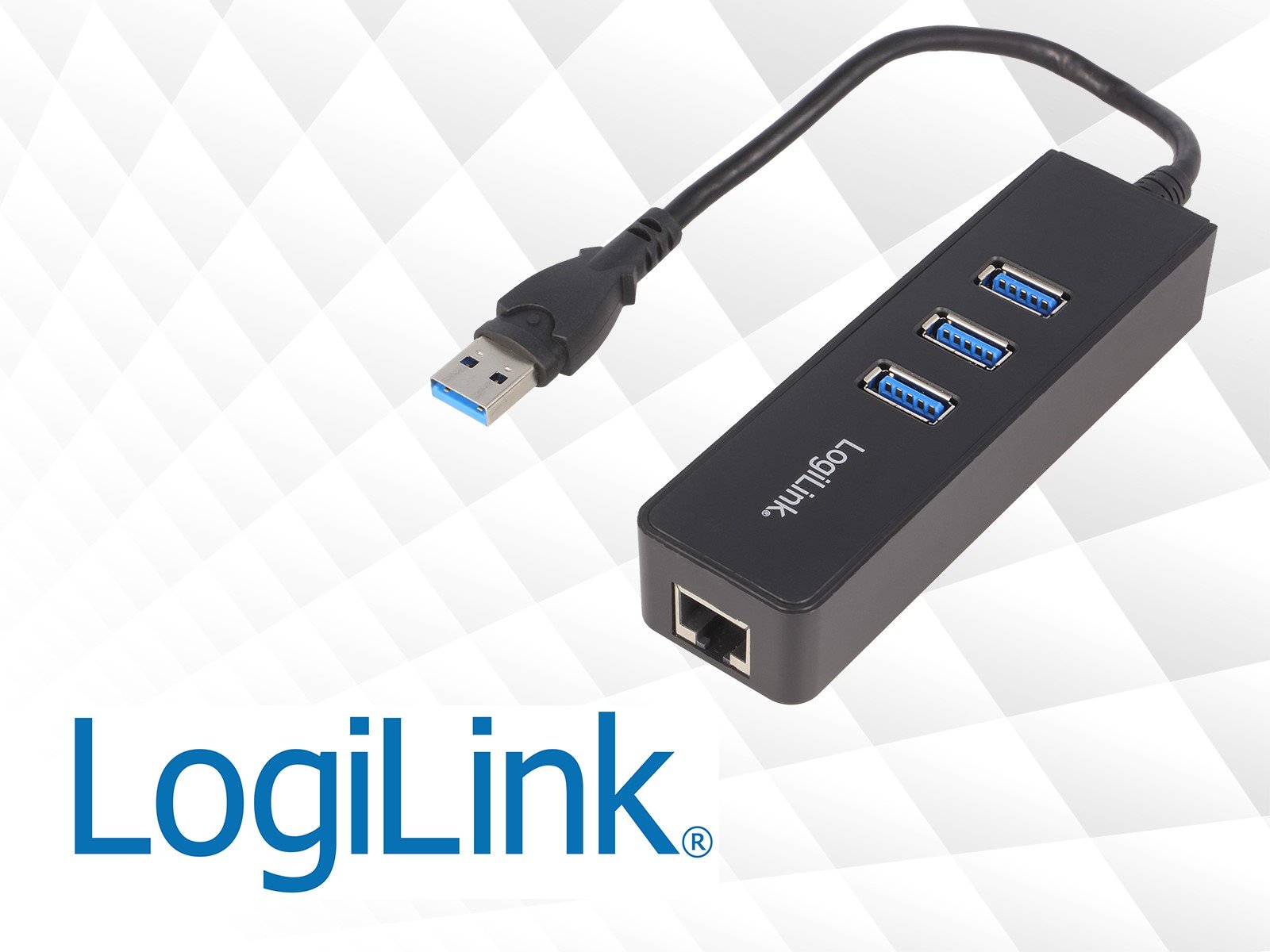 LogiLink公司USB 集线器的快速以太网USB适配器